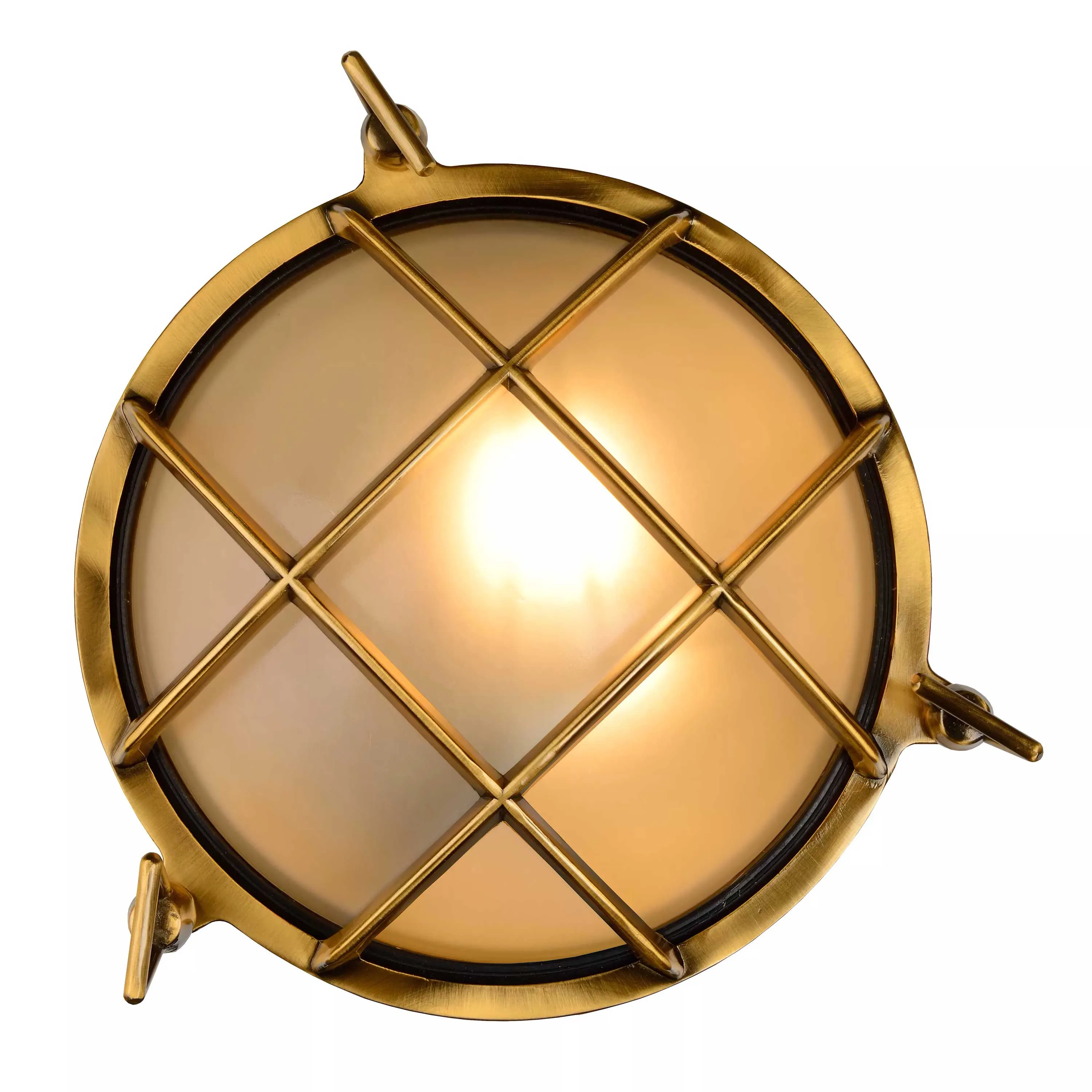 Lucide  Applique da esterno con struttura in alluminio e diffusore in vetro Dudley - 40W