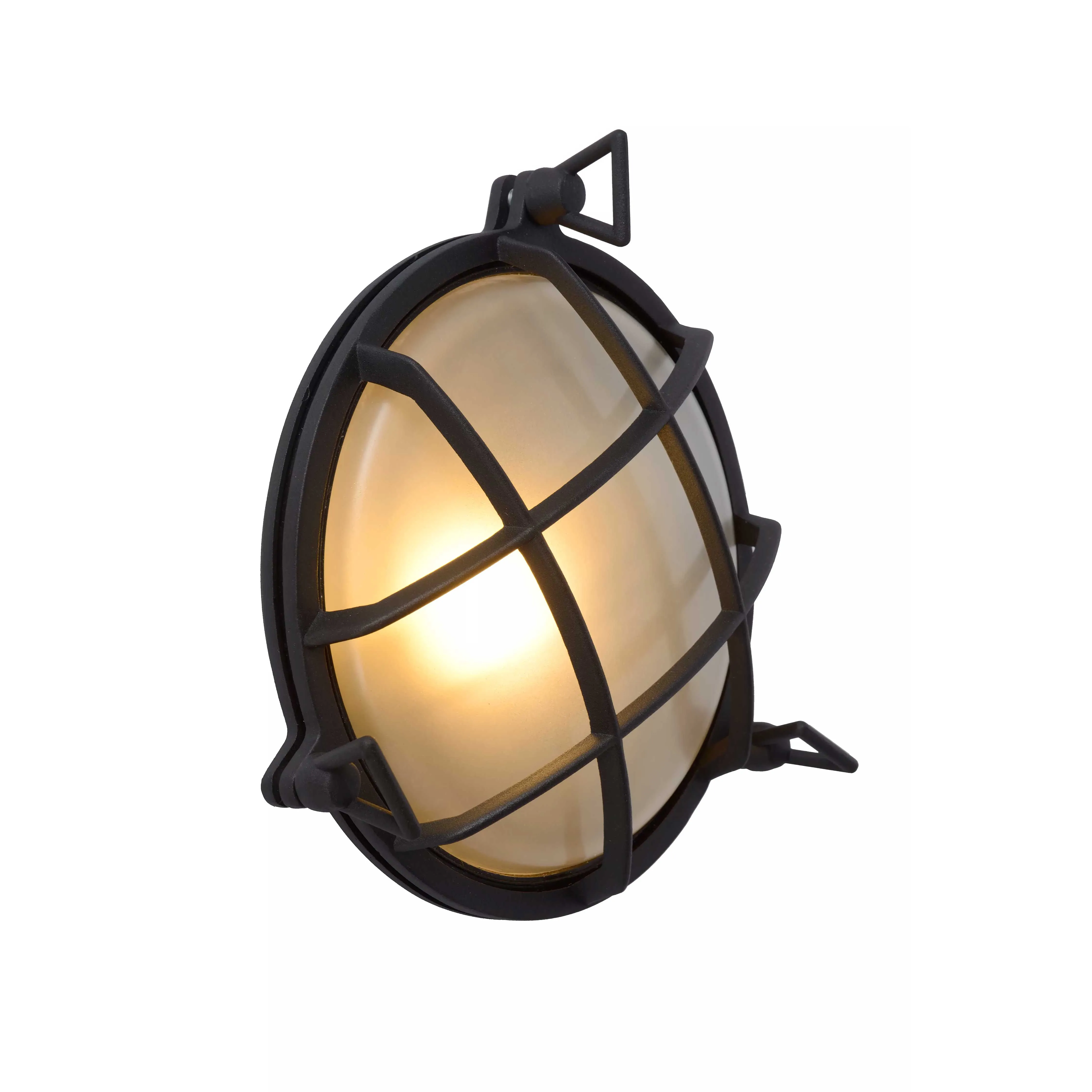 Lucide  Applique da esterno con struttura in alluminio e diffusore in vetro Dudley - 40W