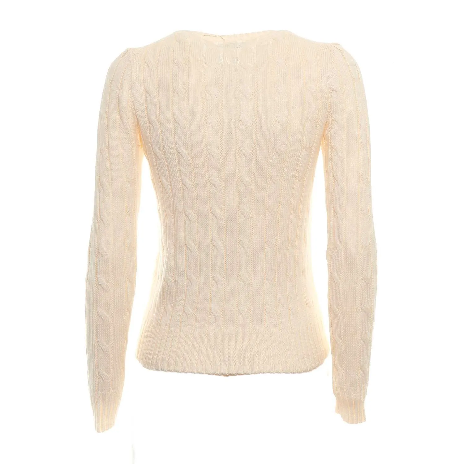 Maglia A Girocollo In Cotone A Trecce