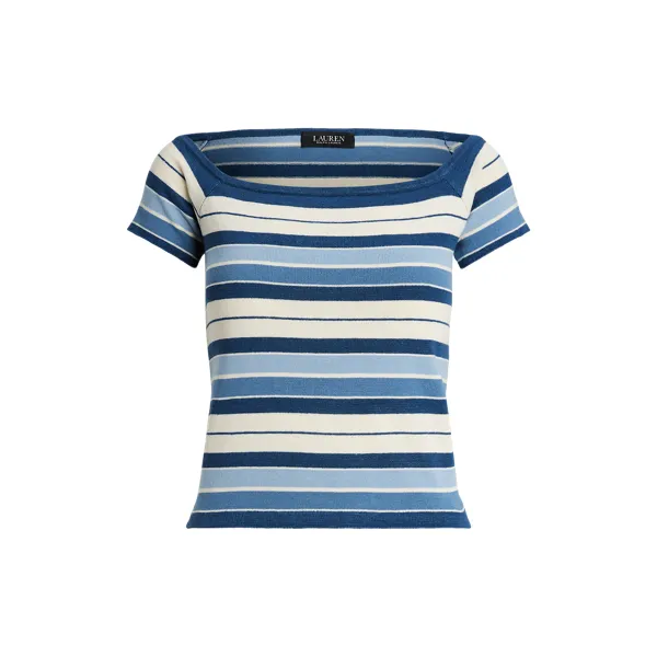 Maglia a righe a spalle scoperte