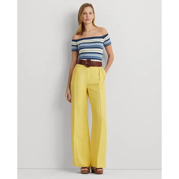 Maglia a righe a spalle scoperte