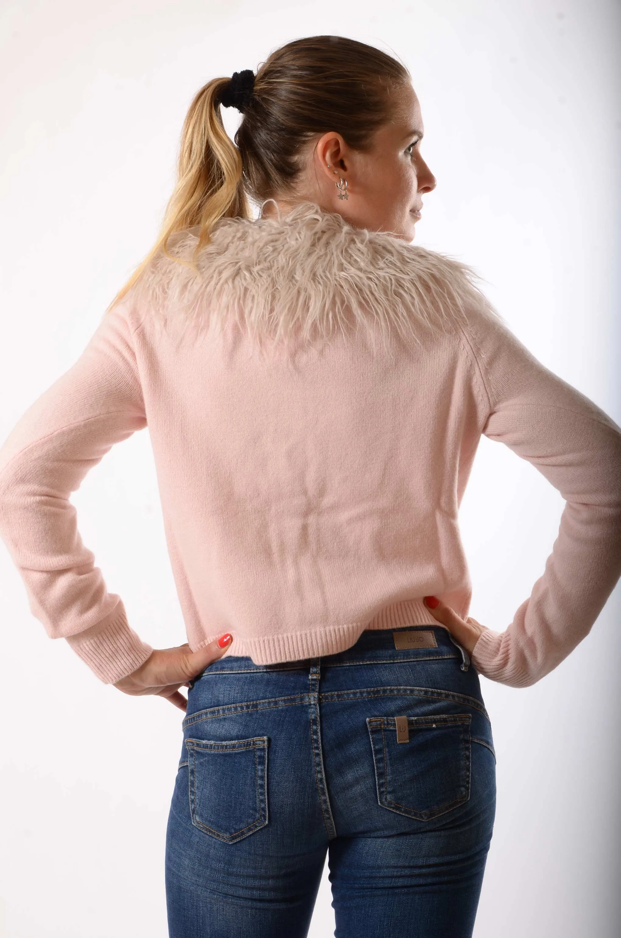 Maglia coreana + eco pelliccia