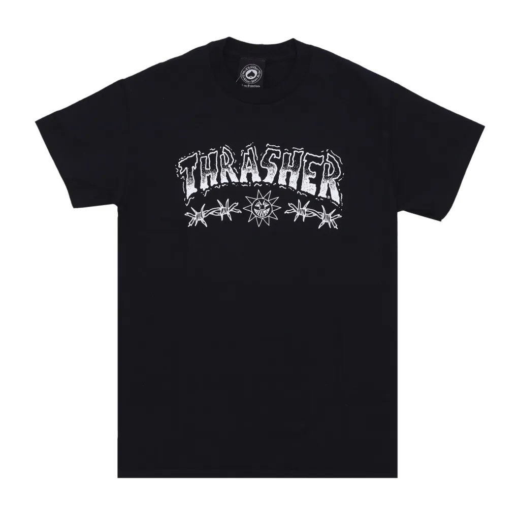 maglietta uomo barbed wire tee BLACK