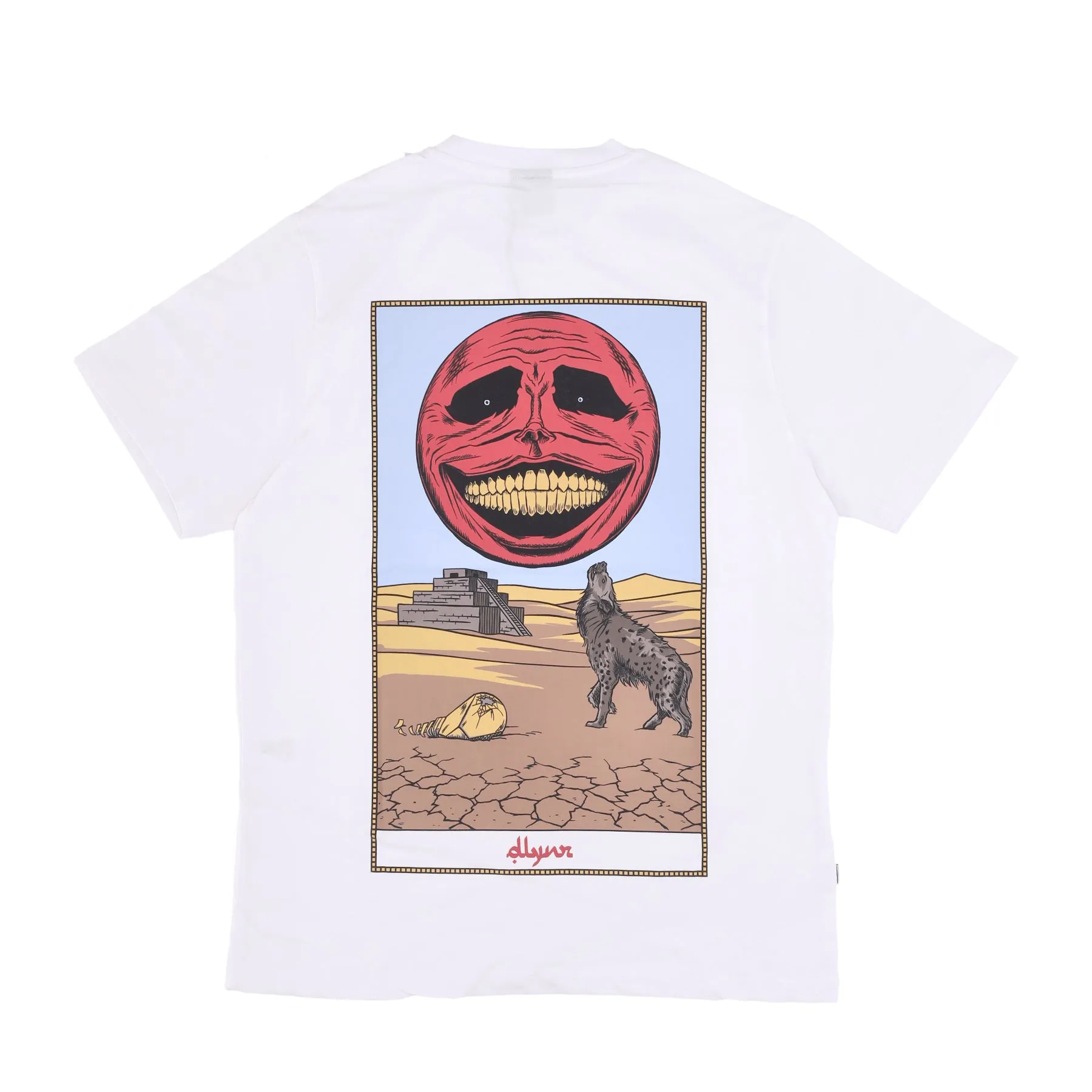 Maglietta Uomo Black Moon Tarot Tee White