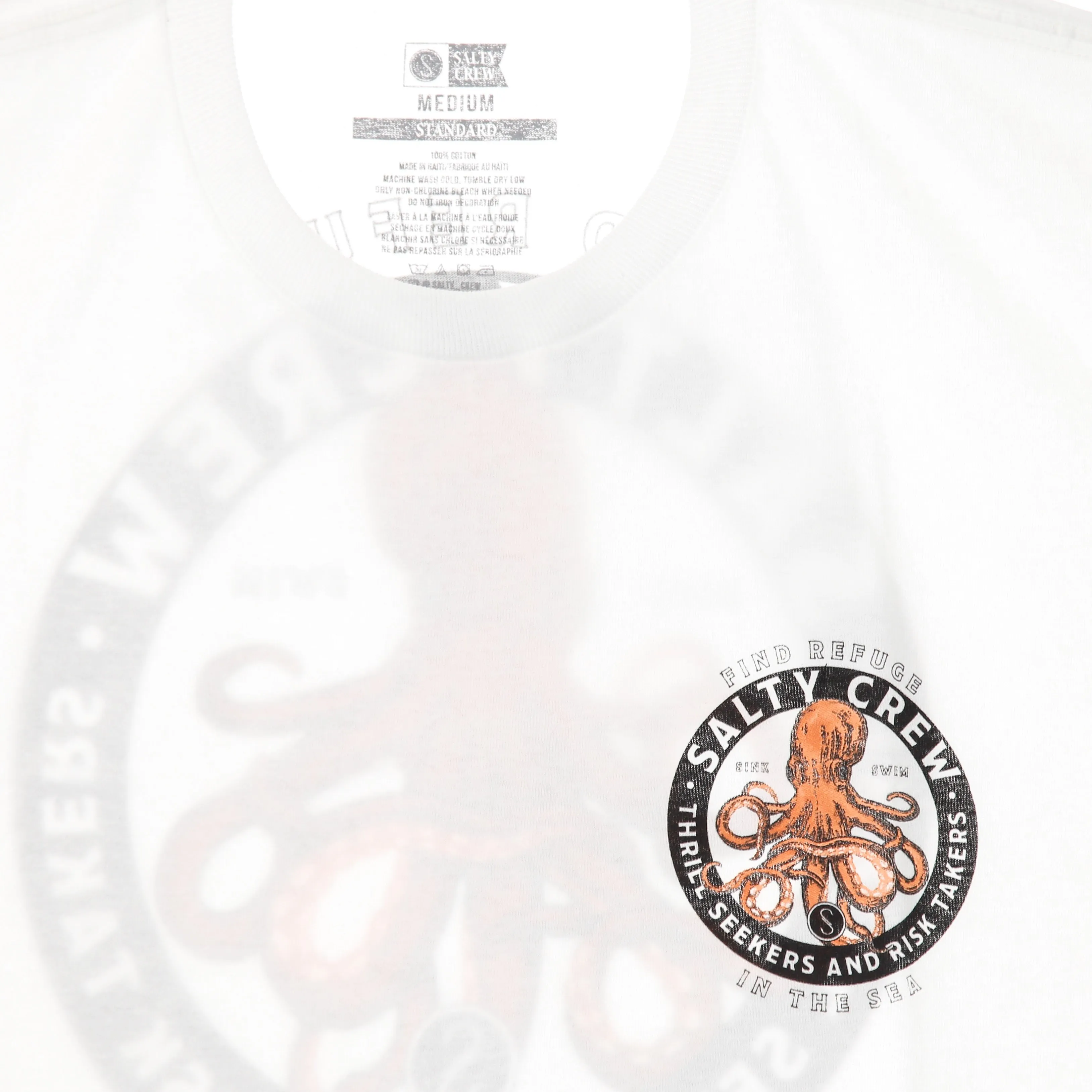 Maglietta Uomo Deep Reach Tee White