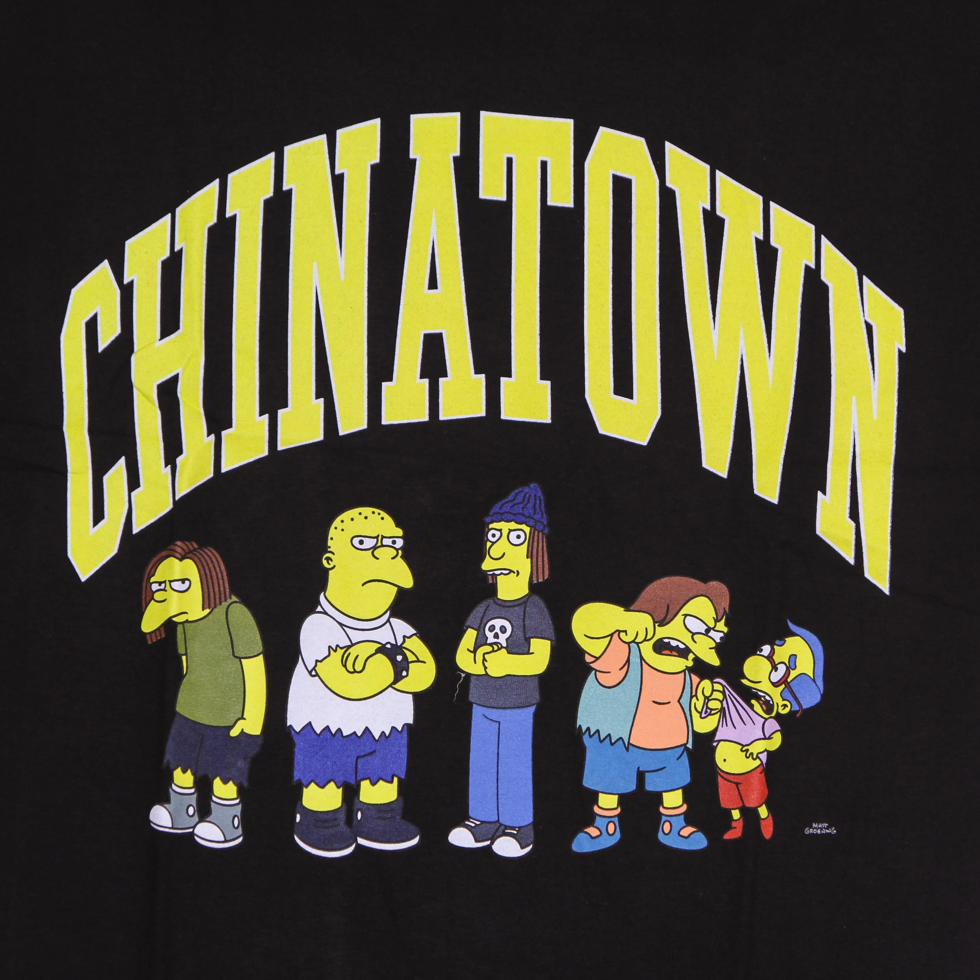 Maglietta Uomo Ha Ha Arc Tee X The Simpsons Black