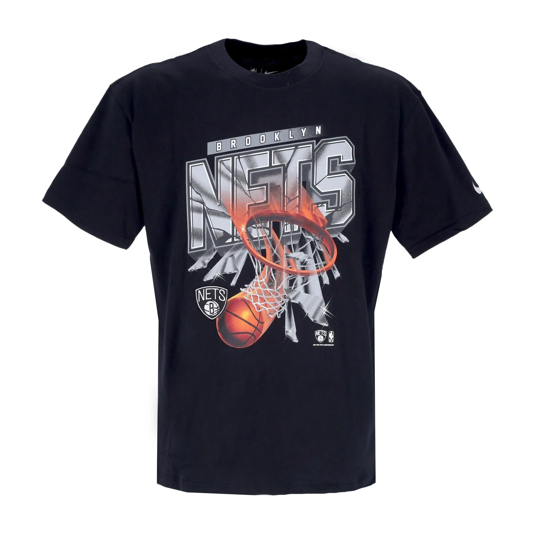 Maglietta Uomo Nba Courtside Shattered Tee Bronet Black