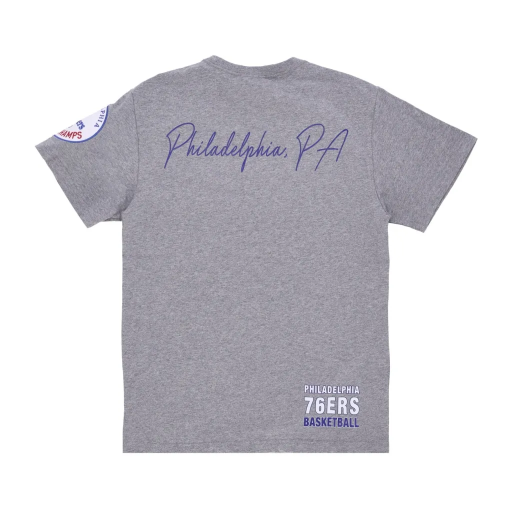 maglietta uomo nba hometown tee phi76e GREY HEATHER