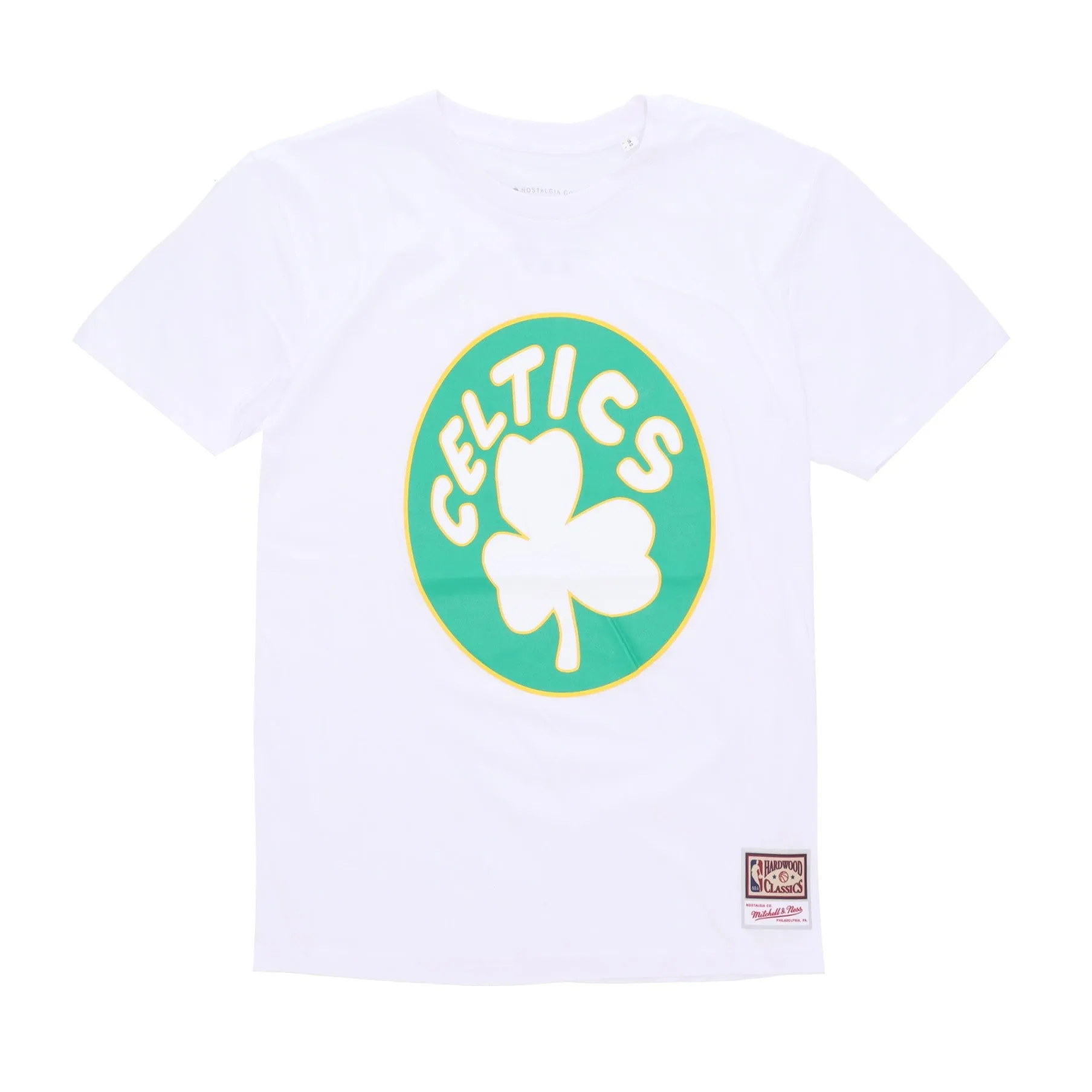 Maglietta Uomo Nba Team Logo Tee Hardwood Classics  Boscel White