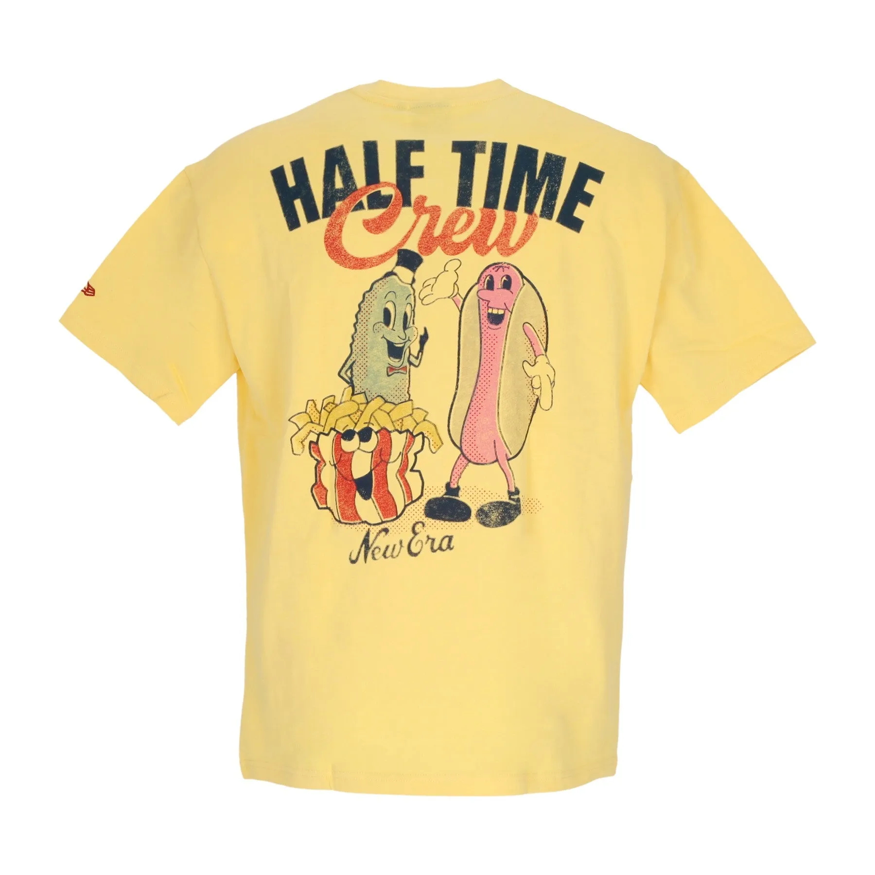 Maglietta Uomo Ne Half Time Tee Newera Yellow/hot Red