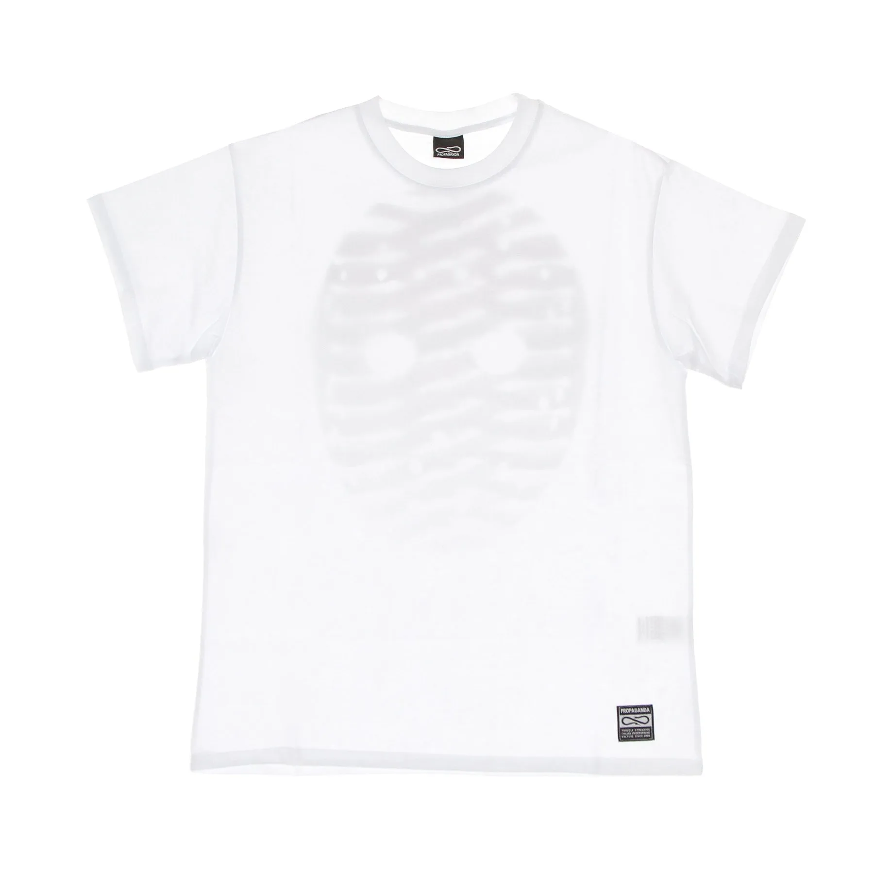 Maglietta Uomo Ribs Icon Mask Tee White