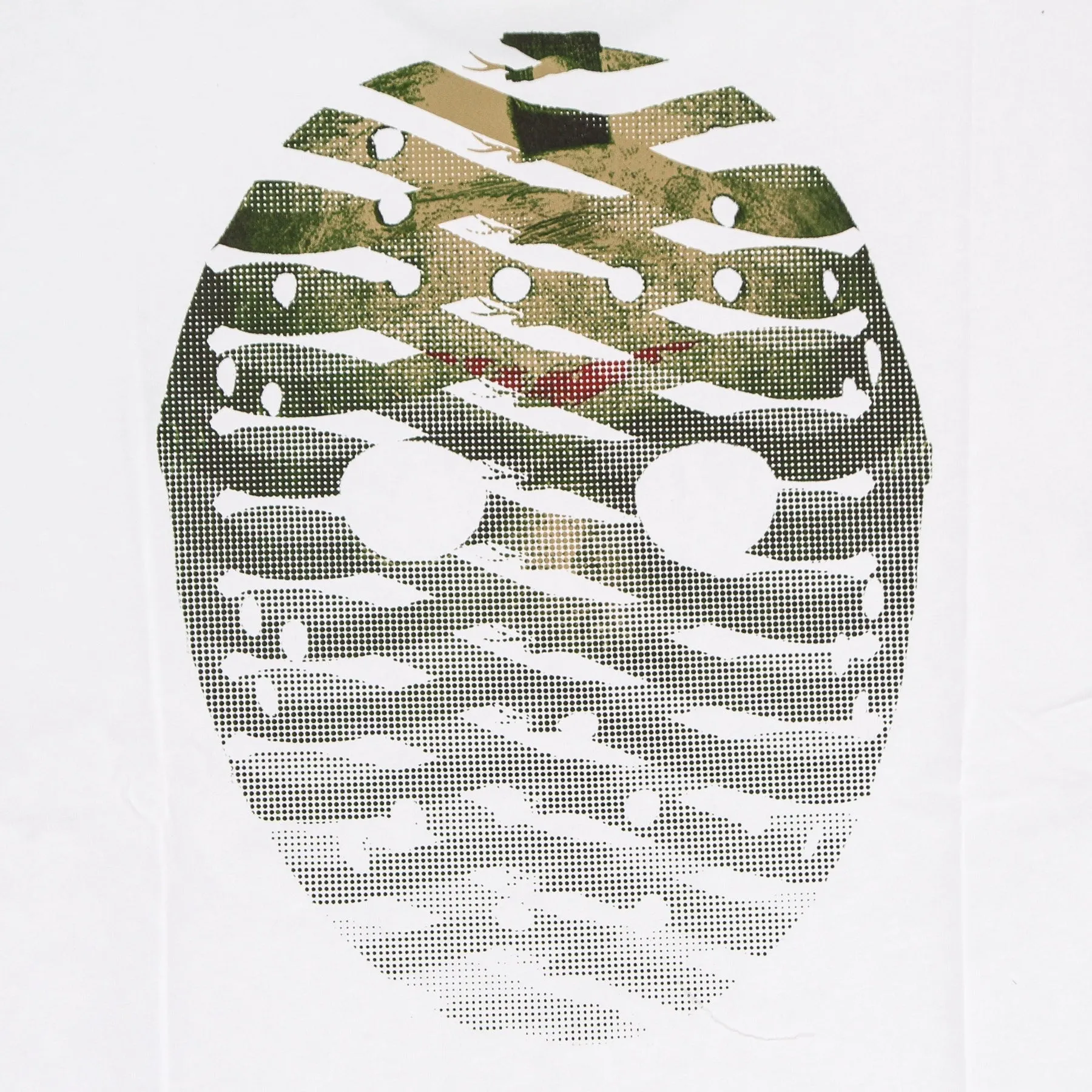 Maglietta Uomo Ribs Icon Mask Tee White