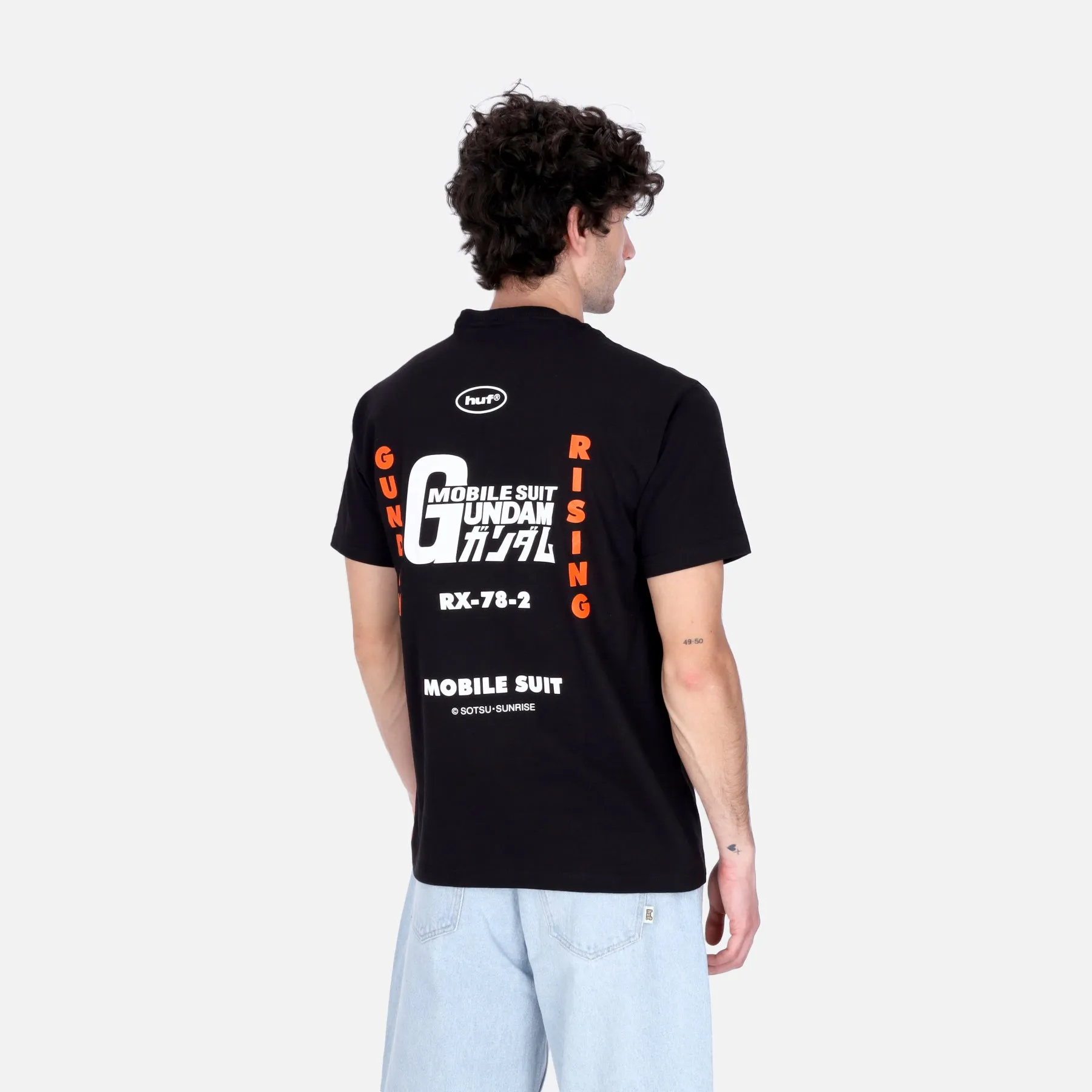 Maglietta Uomo Rising Tee X Gundam Black