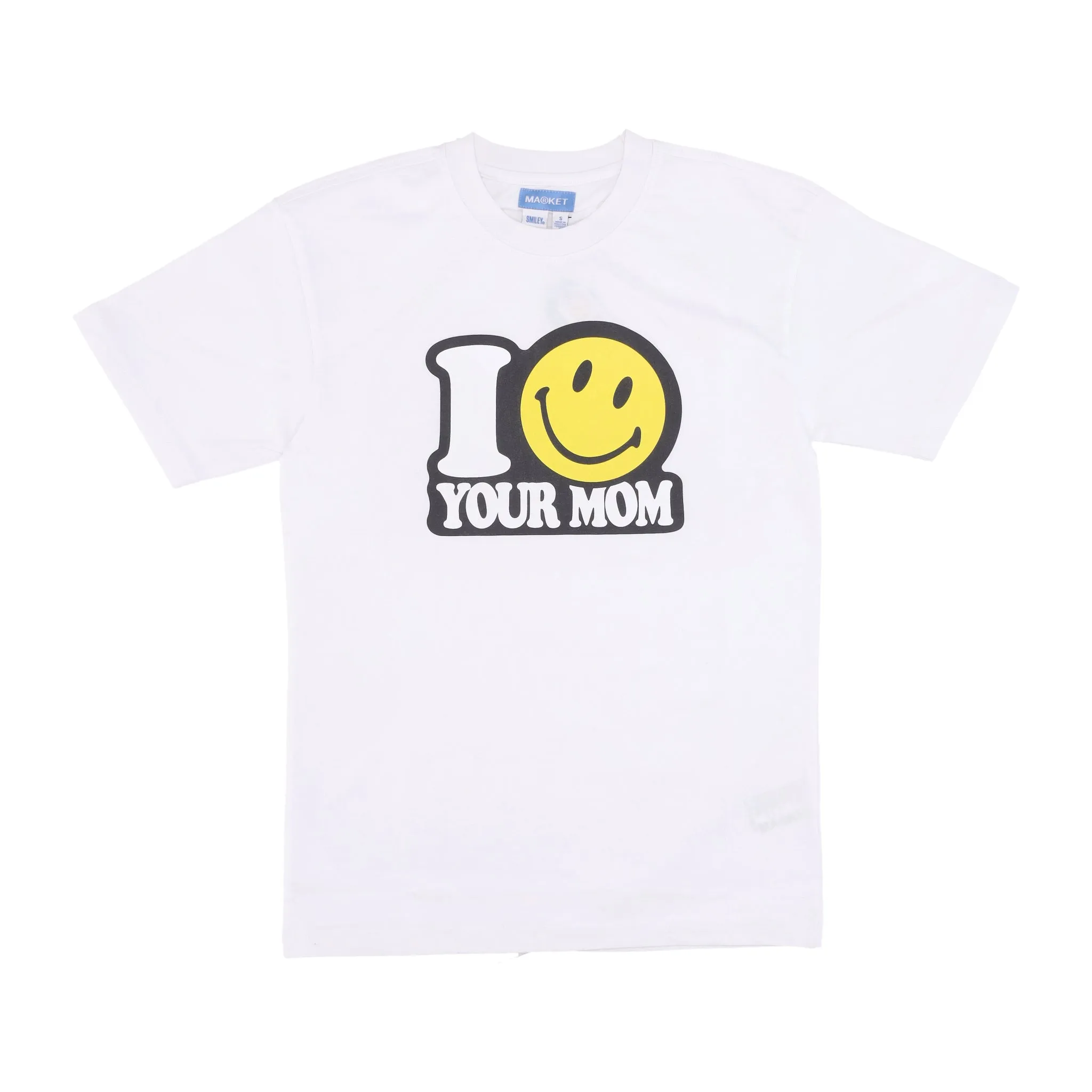 Maglietta Uomo Your Mom Tee X Smiley White