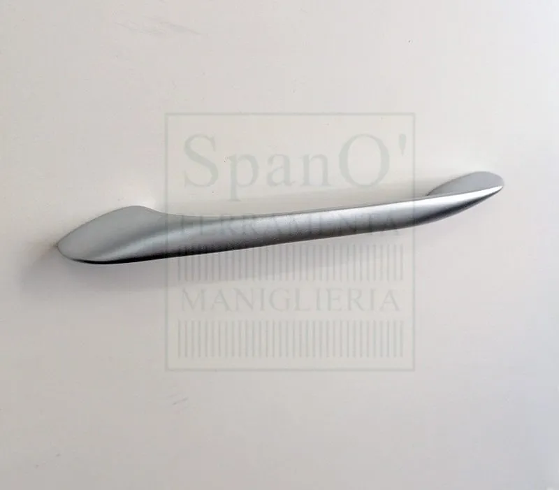 Maniglia UN92 interasse 128 mm. CROMO OPACO 