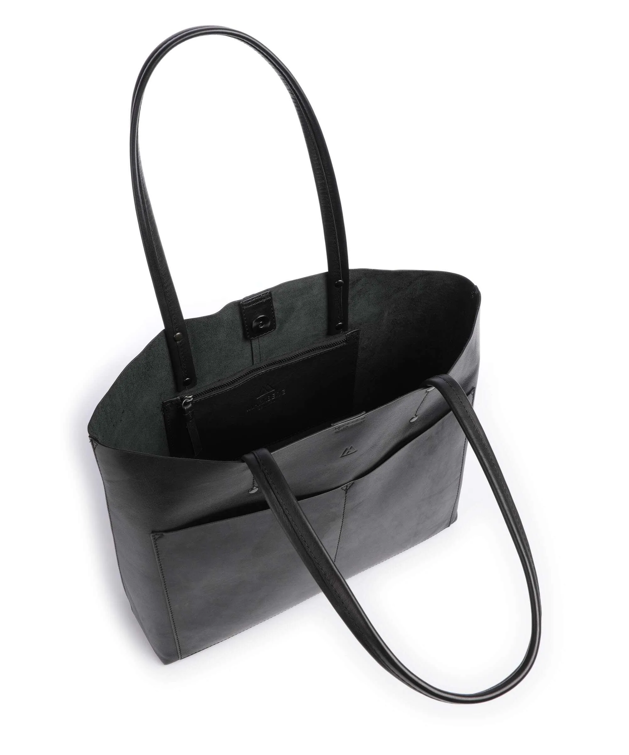 Markberg Jayda Borsa shopper pelle di vacchetta finemente grana nero  