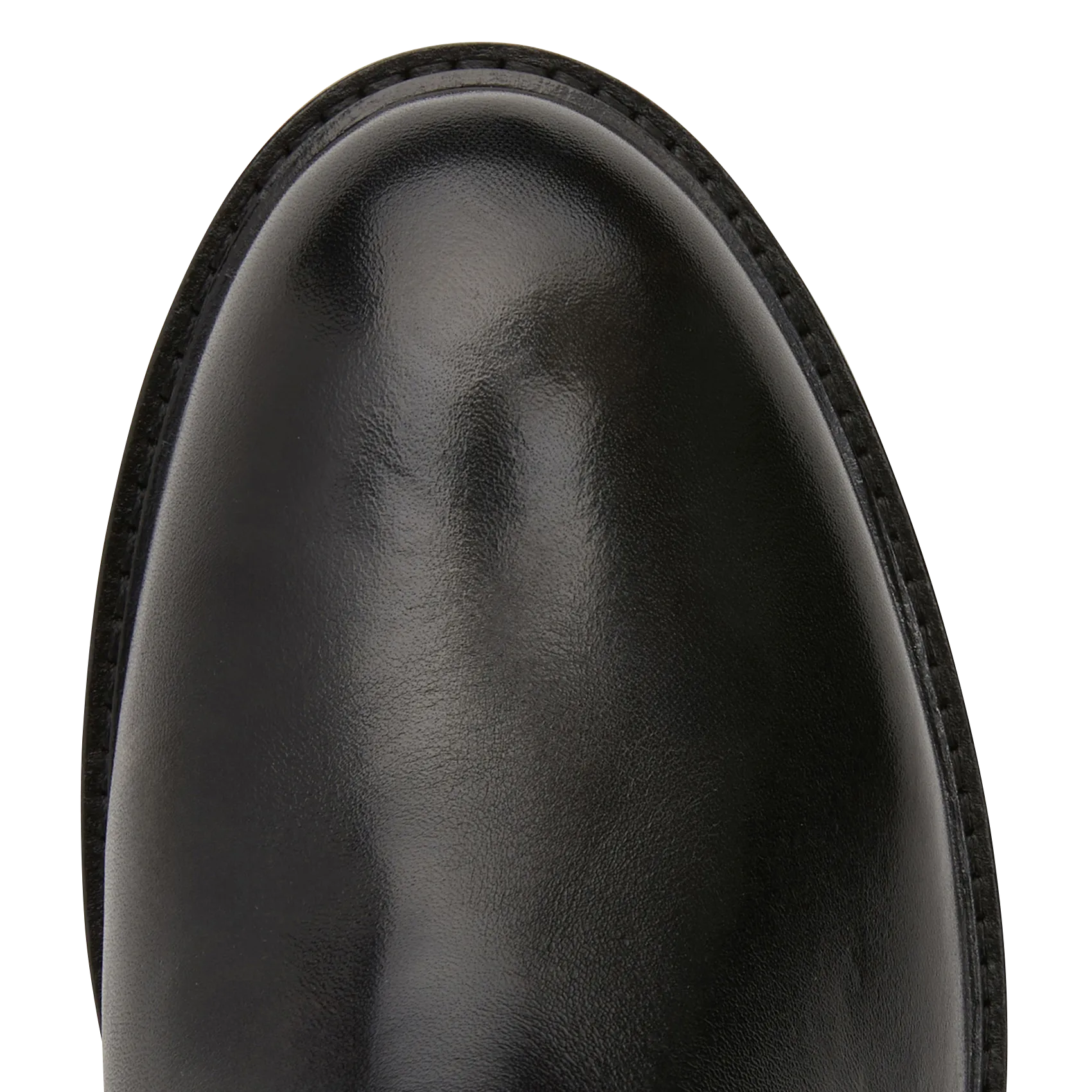  MELLOW YELLOW   LEANDRO - Stivali alti con suola dentata in pelle | Nero