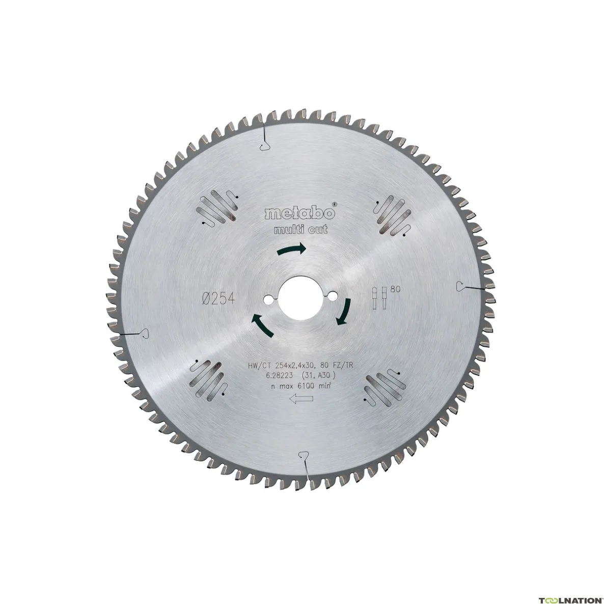 Metabo Accessori 628071000 Lama circolare HW/CT 160x20, 30 WZ 5°