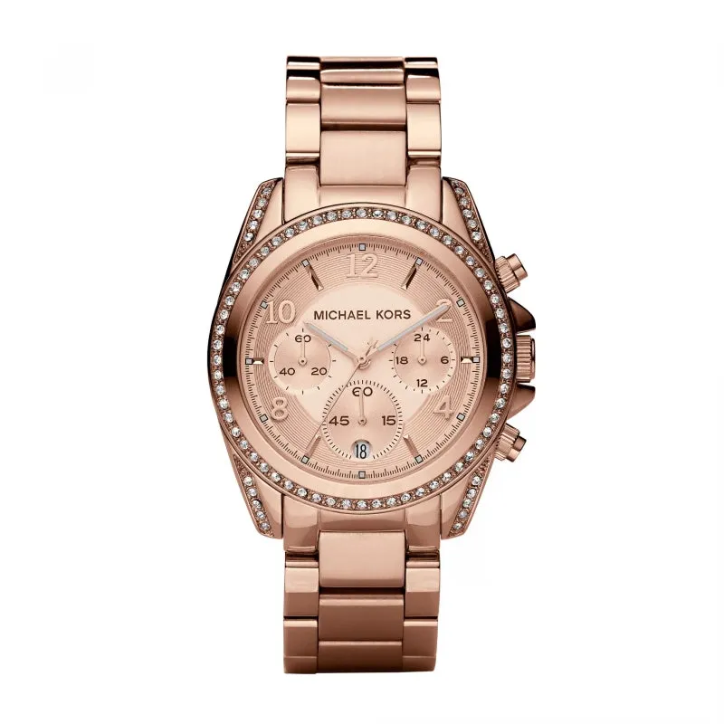 Michael Kors blair acciaio inossidabile oro rosa   