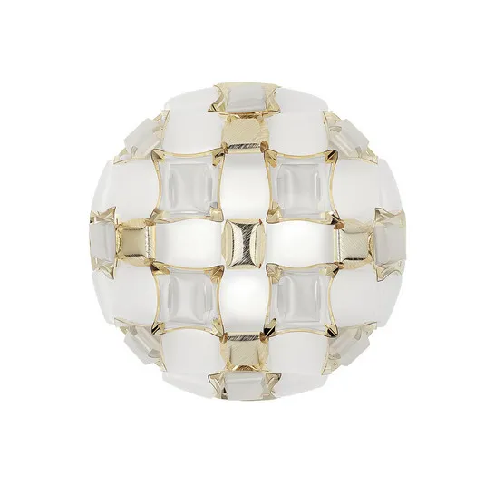 Mida Plafoniera/Applique da Parete Medium Bianco/Oro - Slamp | Acquista online