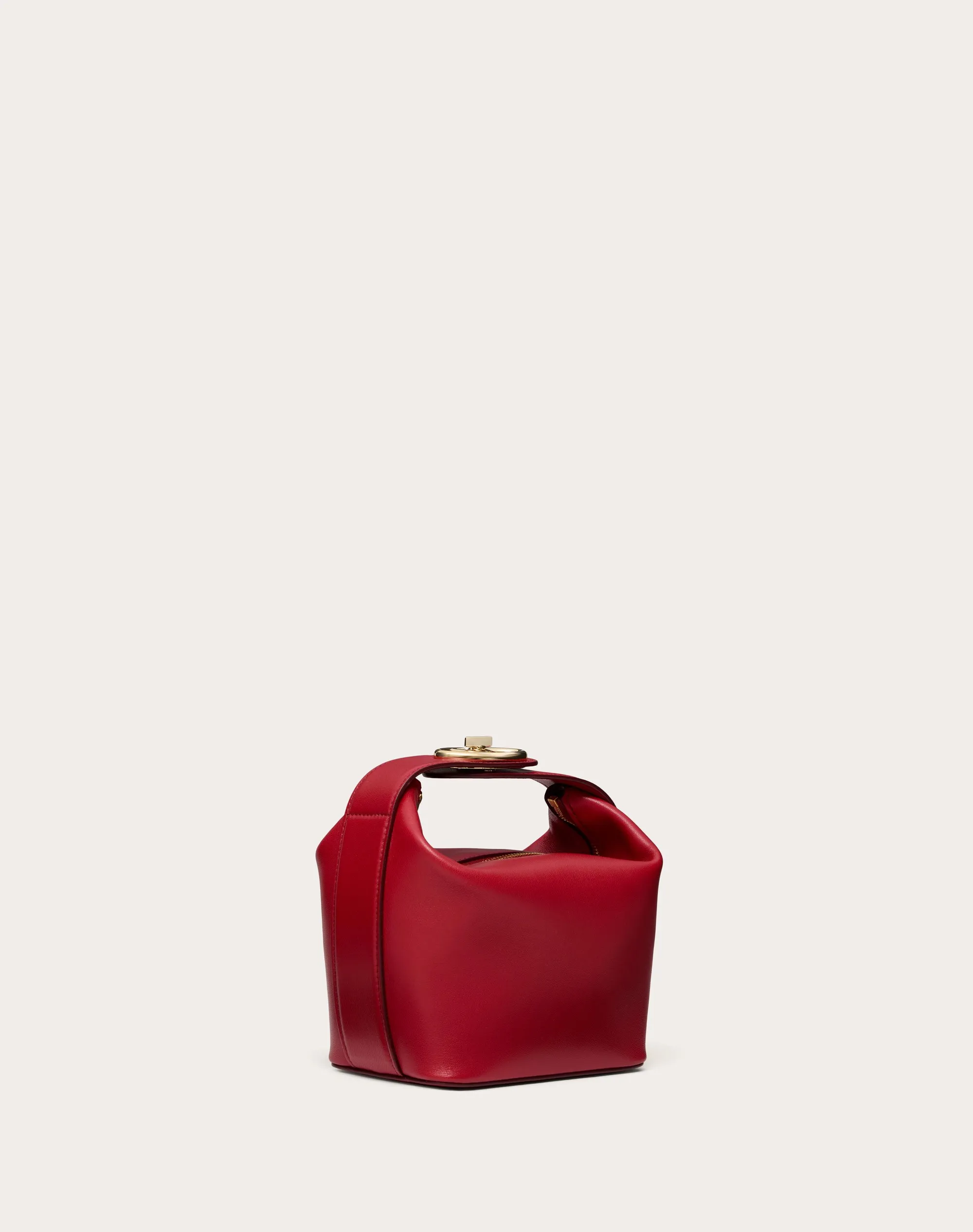 MINI BORSA A MANO VLOGO THE BOLD EDITION IN NAPPA