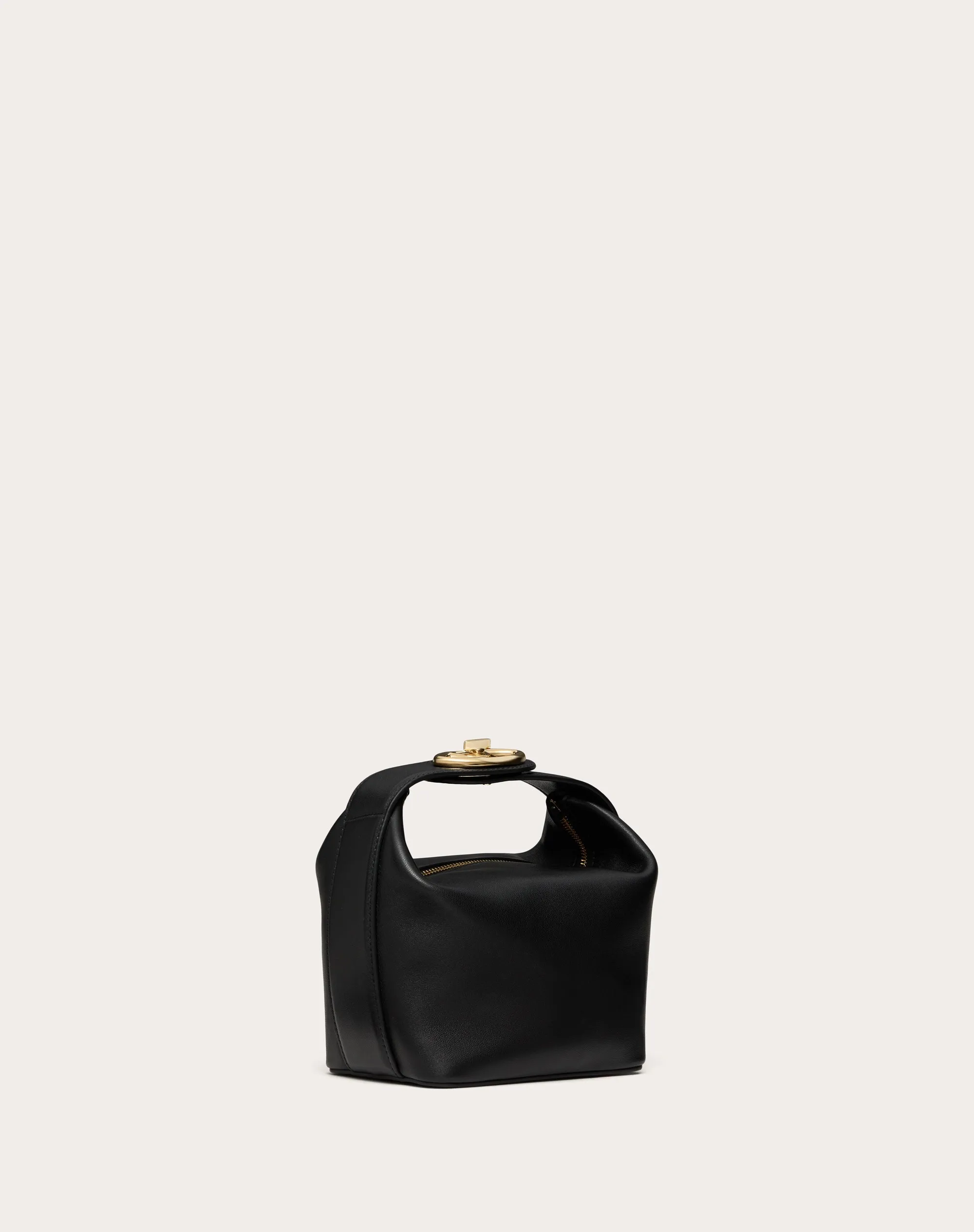 MINI BORSA A MANO VLOGO THE BOLD EDITION IN NAPPA