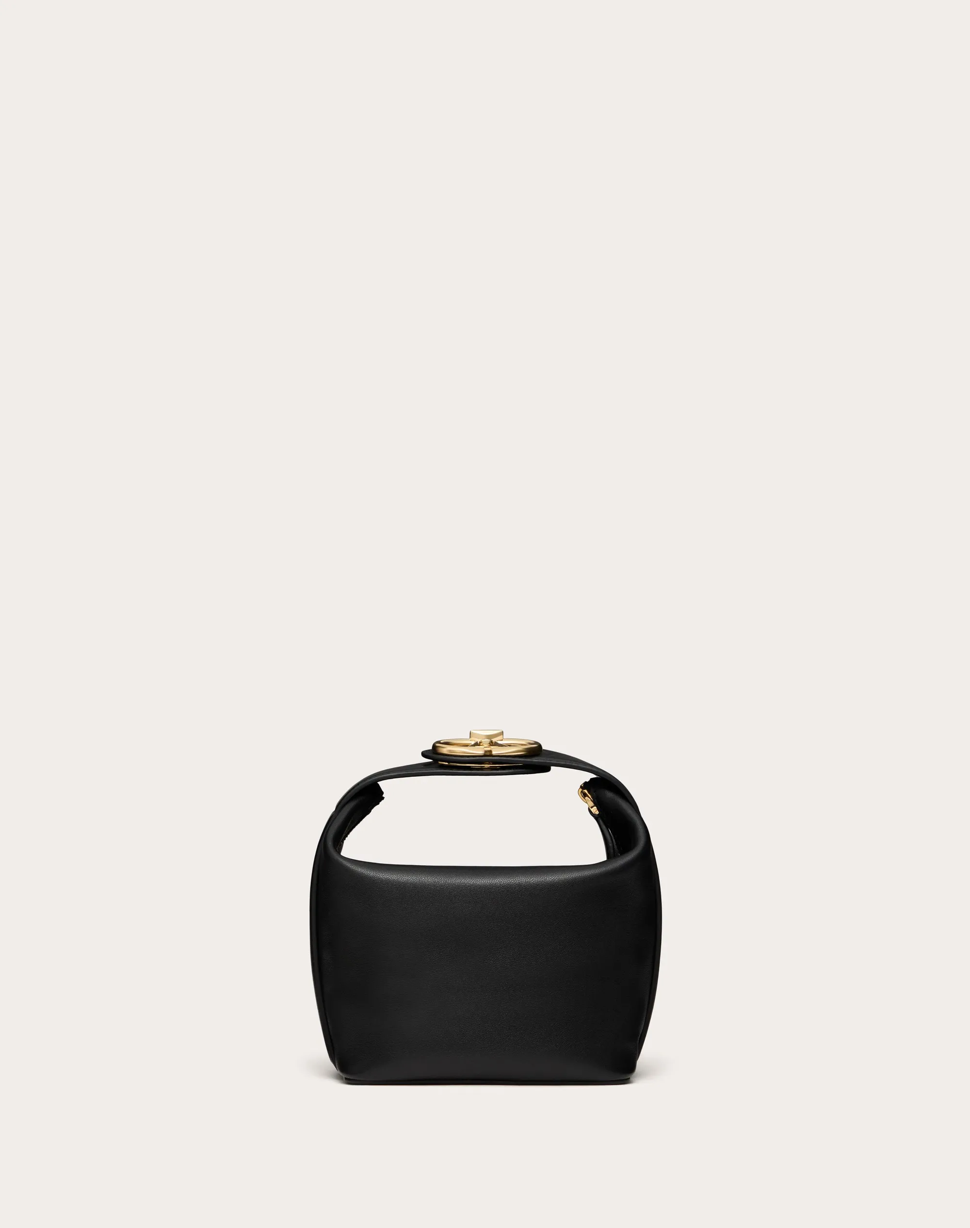 MINI BORSA A MANO VLOGO THE BOLD EDITION IN NAPPA