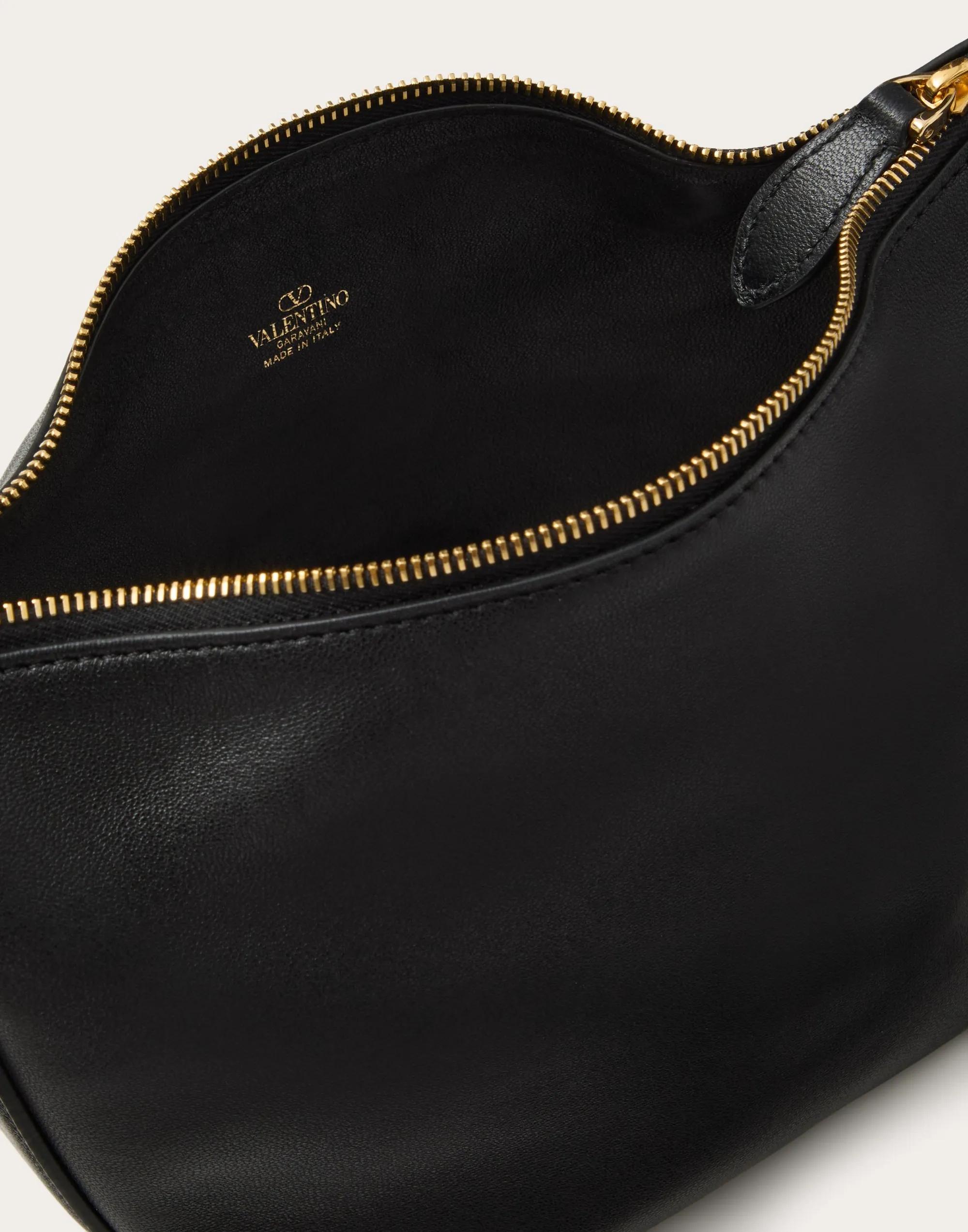 MINI BORSA A MANO VLOGO THE BOLD EDITION IN NAPPA