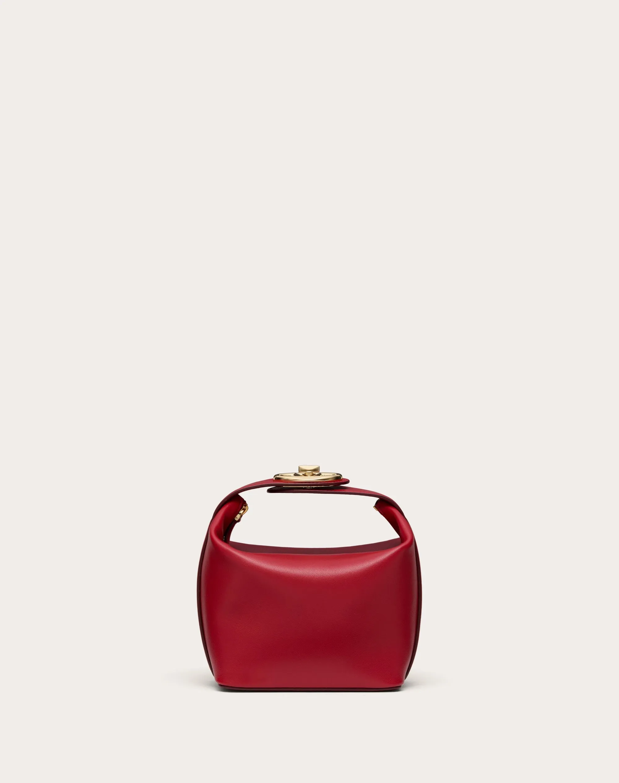 MINI BORSA A MANO VLOGO THE BOLD EDITION IN NAPPA