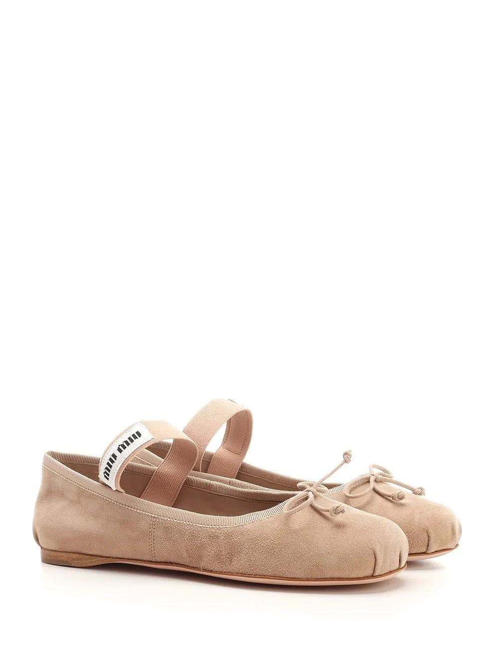  Miu Miu  Ballerine in camoscio  