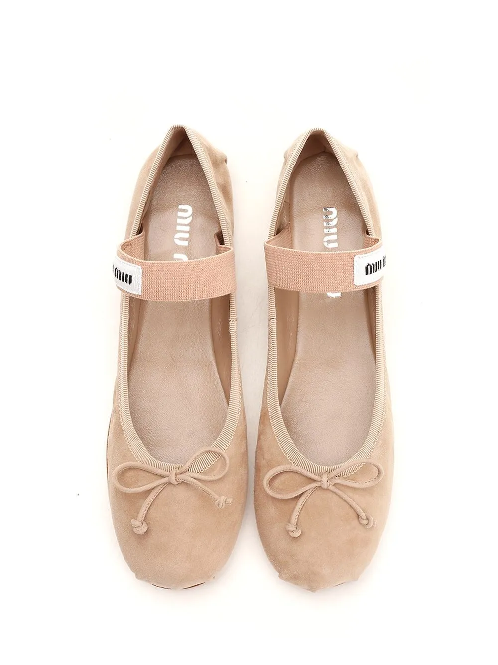   Miu Miu  Ballerine in camoscio  