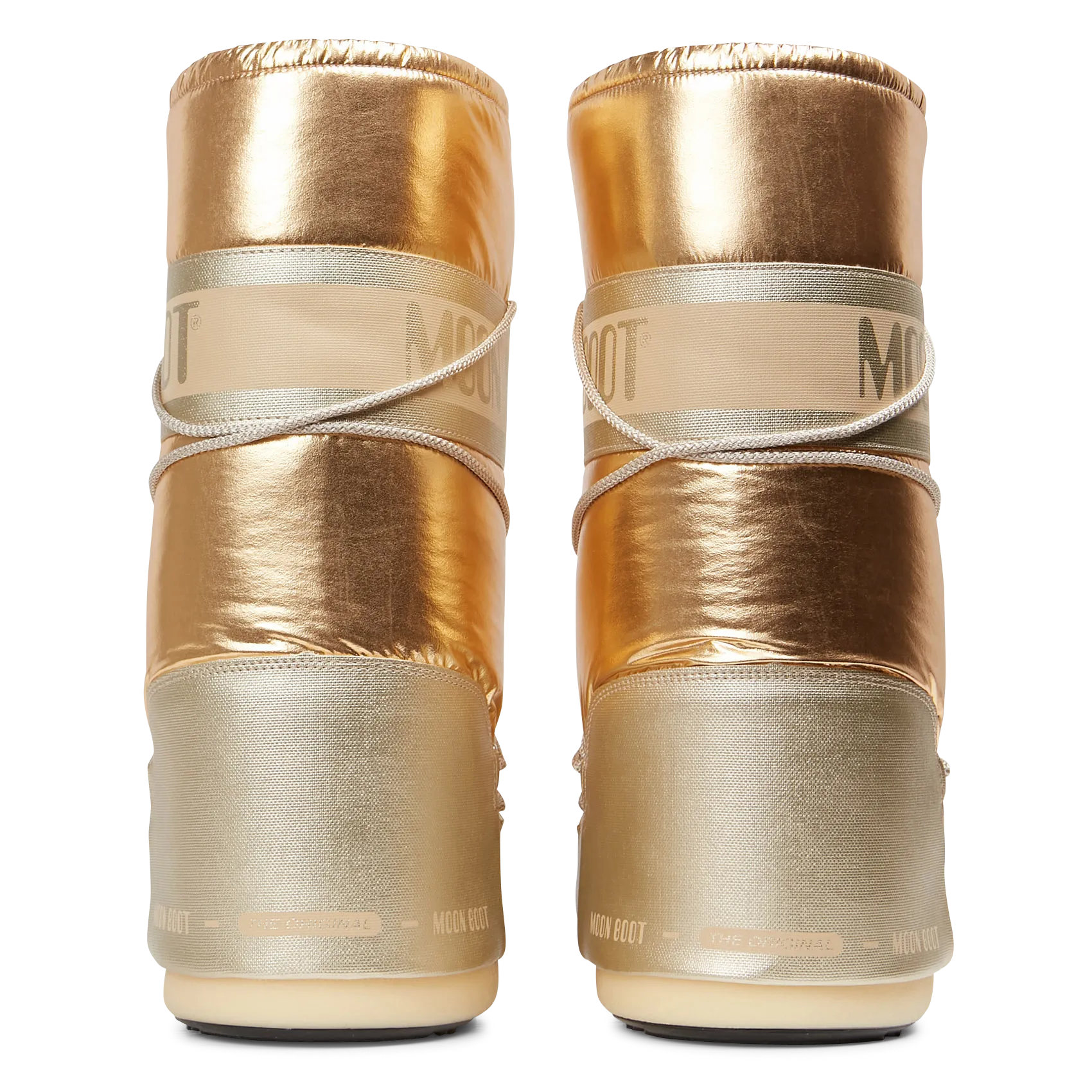  MOON BOOT   ICON MET - Stivali alti metallizzati | Dorato