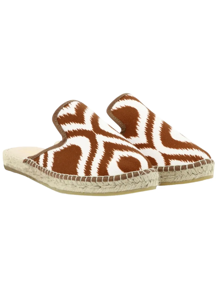Mules espadrillas con stampa
