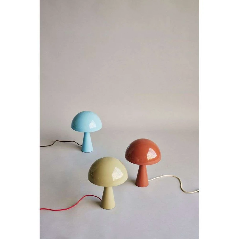 Mush Mini Lampada da Tavolo Light Blue/Brown - Hübsch | Acquista online