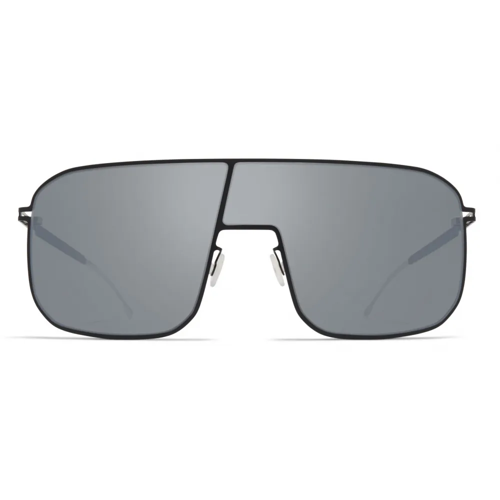 Mykita - Studio 12.2 - Mykita Studio - Nero Corvino Argento Flash - Metal Collection - Occhiali da Sole - Mykita Eyewear
