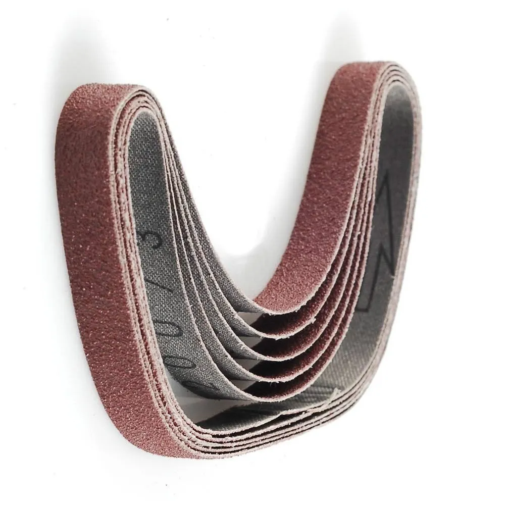 NASTRI NASTRO ABRASIVI PER LEVIGATRICE ELETTRICA 13x457MM GRANA 40 60 80 120 5PZ 