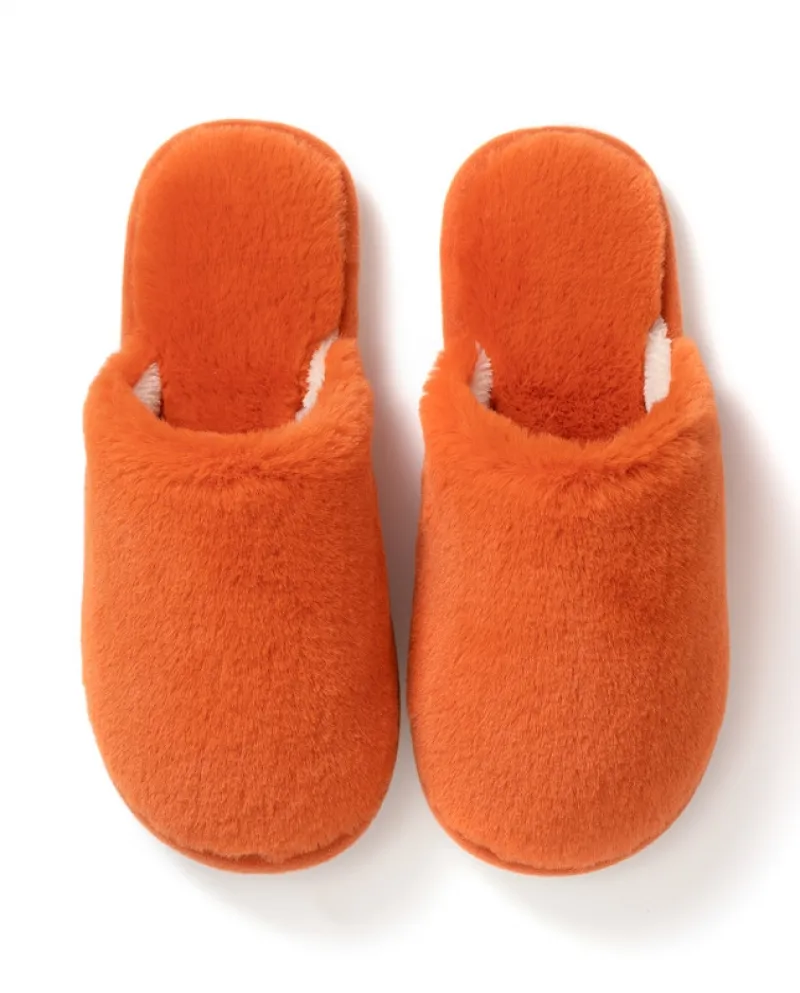 New Girl Simple Plush Pantofole da donna Plus Pantofole in cotone per la casa autunno e inverno in velluto
