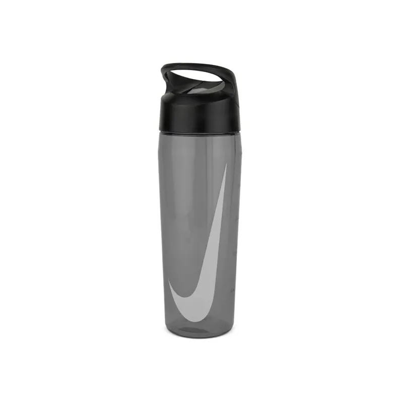 NIKE HYPERCHARGE STRAW  BORRACCIA 710 ml CON CHIUSURA AUTOMATICA- NERO TRASPARENTE