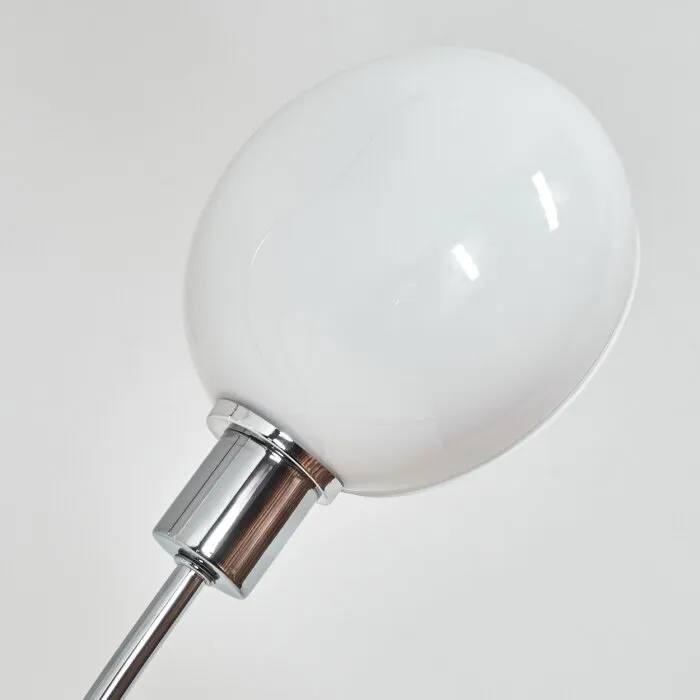 Nikkala Lampada da terra Cromo, Bianco, 5-Luci