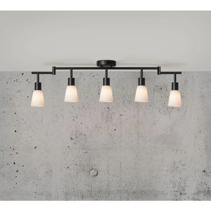 Nordlux COLE Plafoniera Nero, 5-Luci