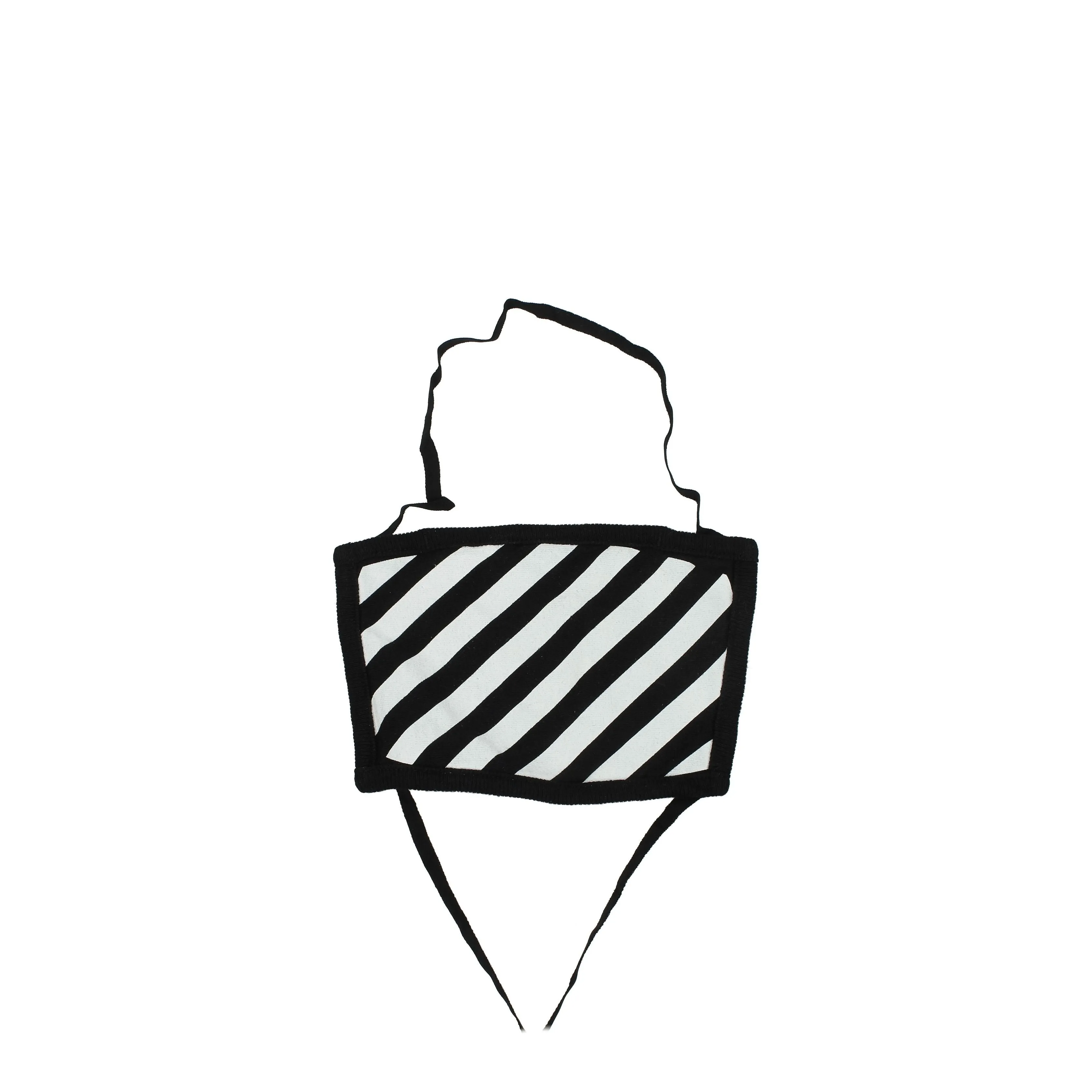 Off-White Mascherine Mask Uomo Cotone Nero