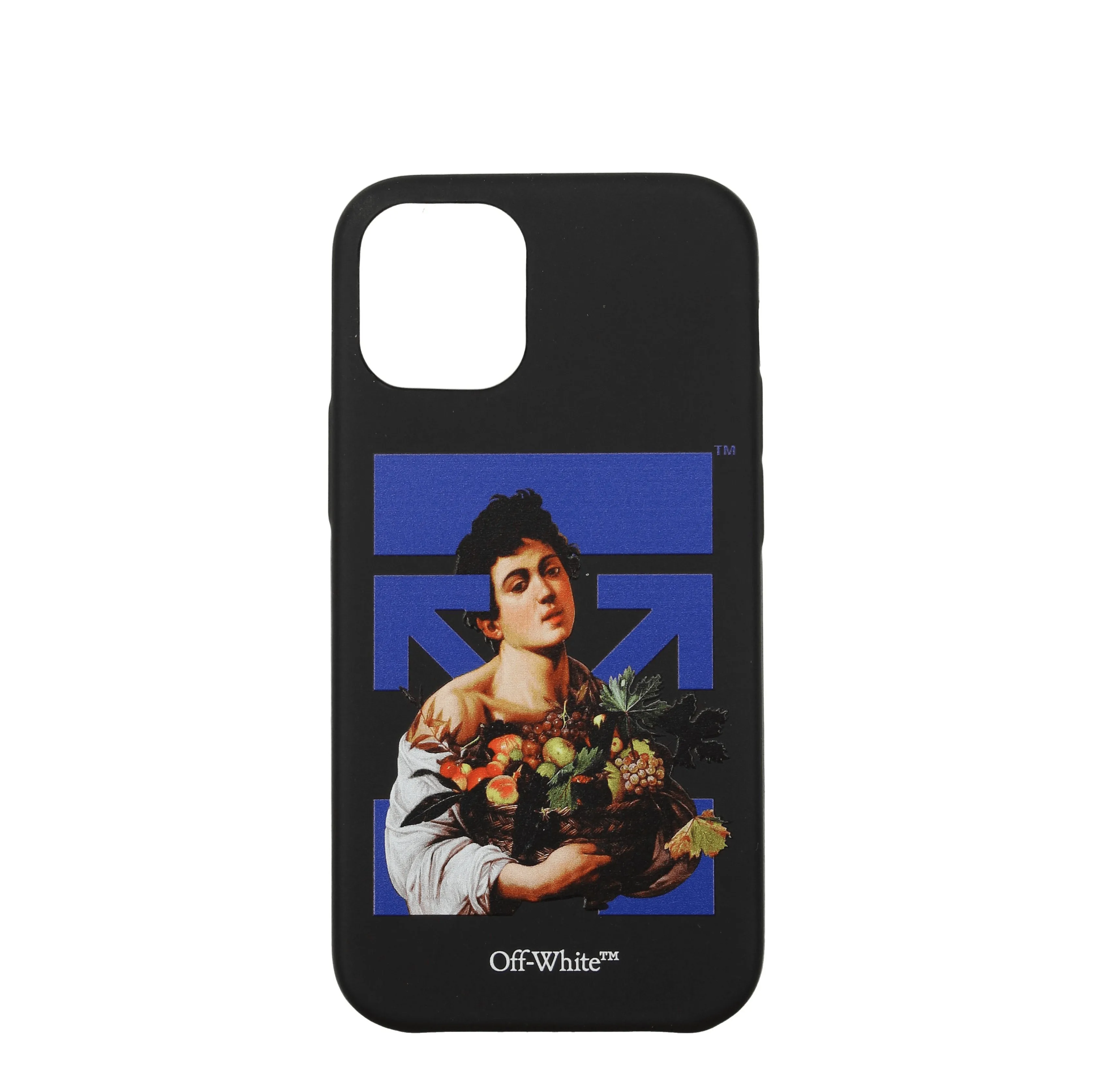 Off-White Porta iPhone 12 mini Uomo Poliuretano Nero