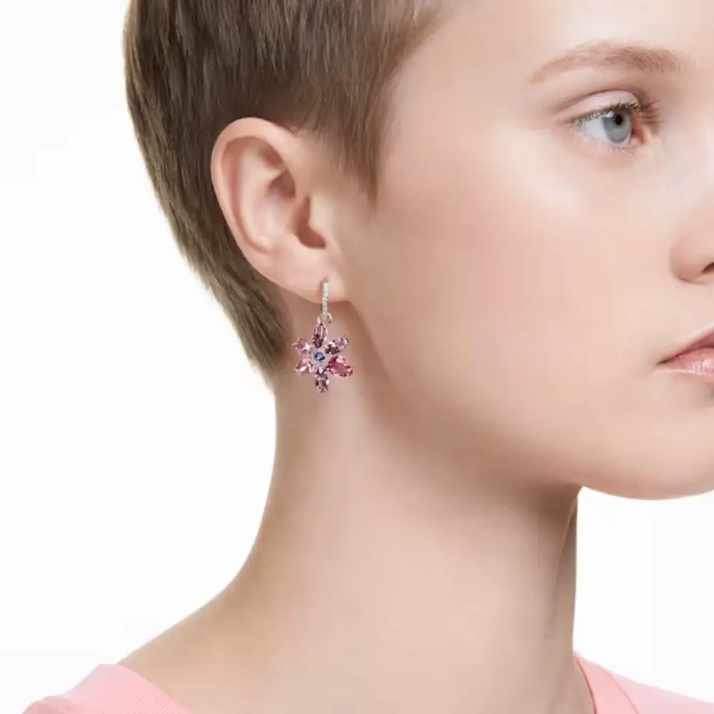 ORECCHINI A CERCHIO GEMA SWAROVSKI