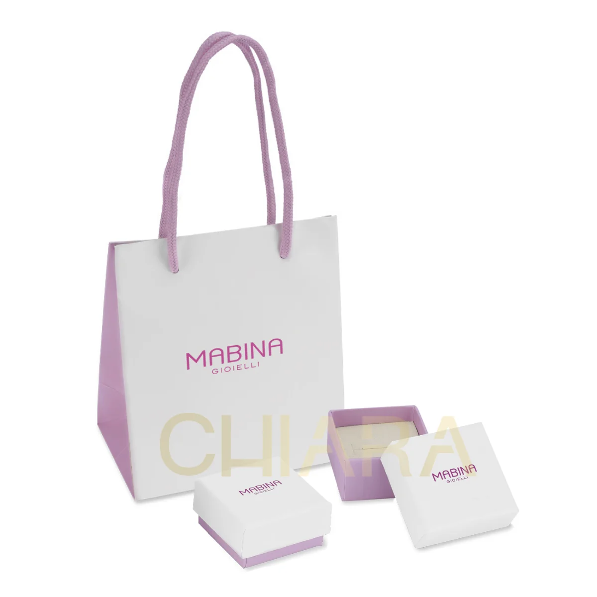 Orecchini Cuore e Zirconi Mabina Gioielli 563179