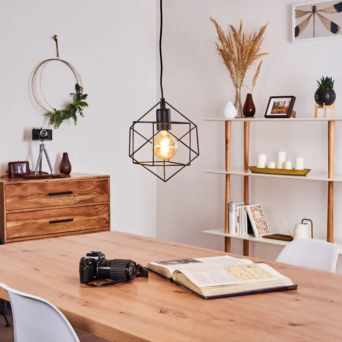 Pajarito Lampadario a sospensione Nero, 1-Luce
