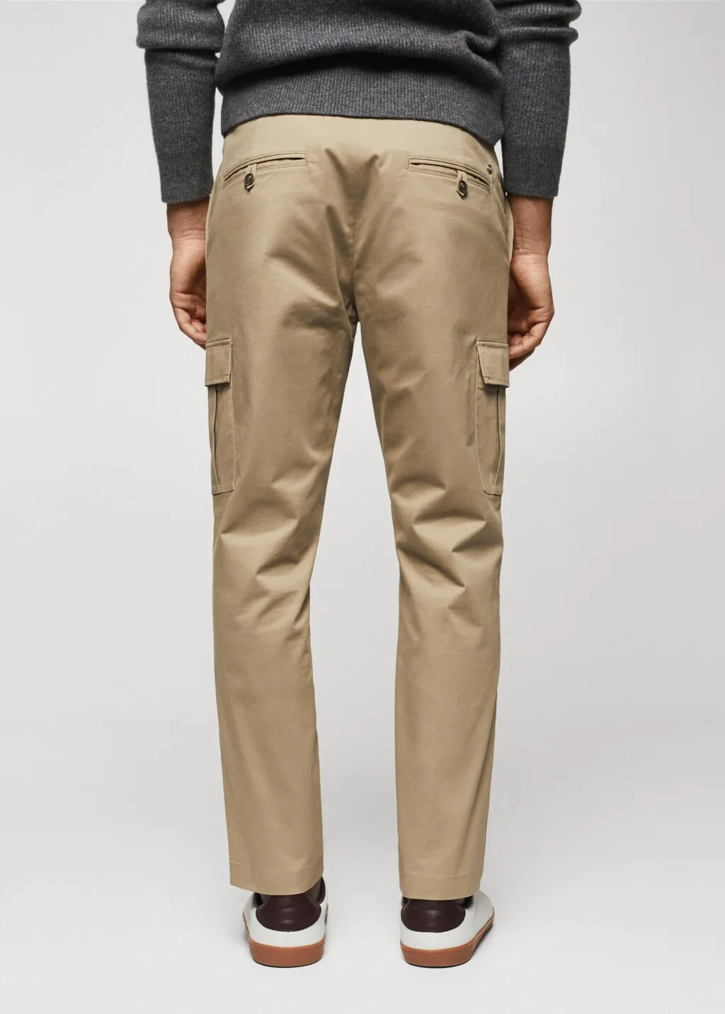 Pantaloni cargo cotone