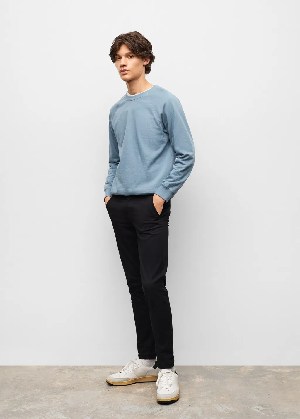 Pantaloni chino cotone