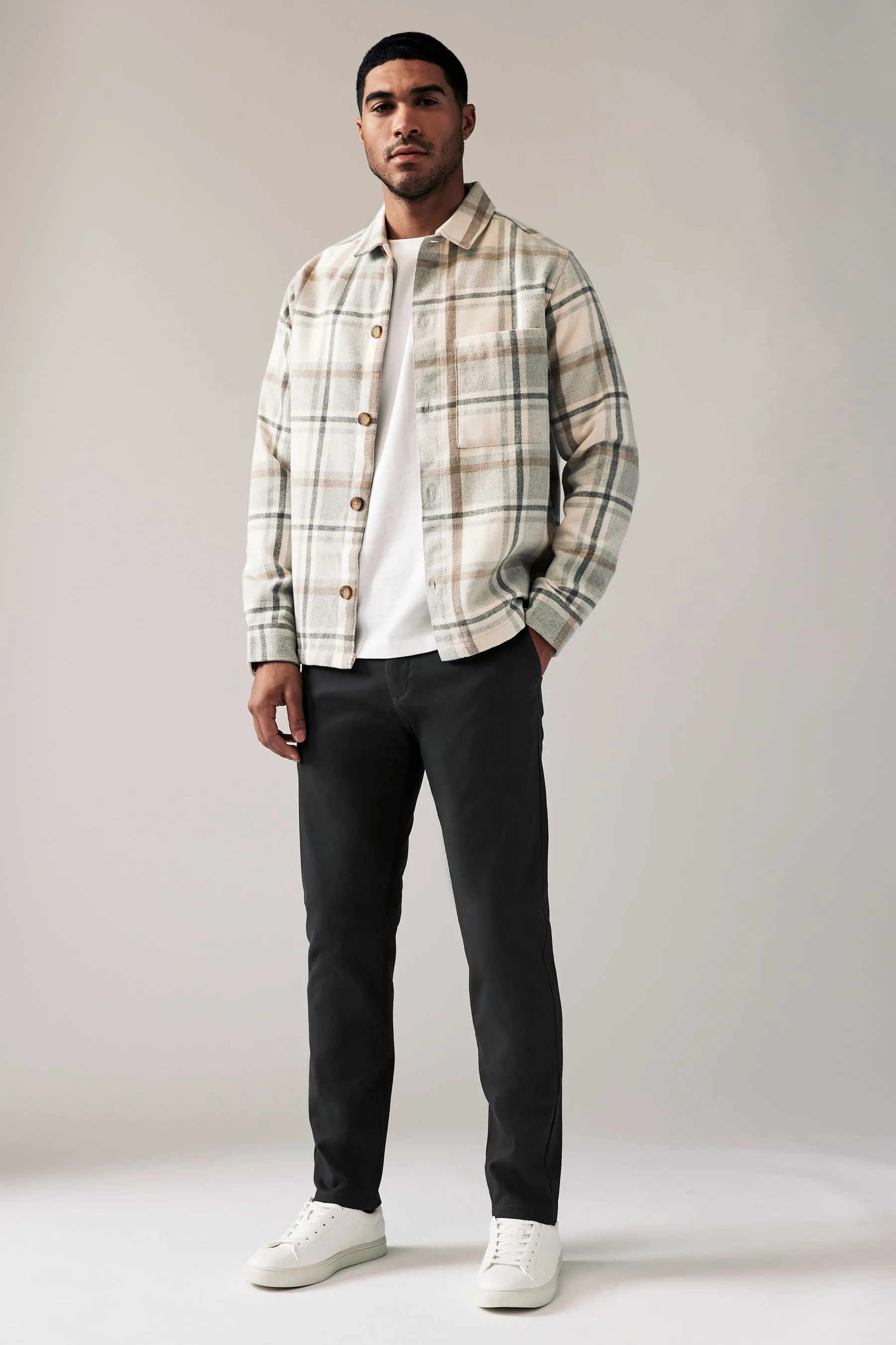 Pantaloni chino elasticizzati