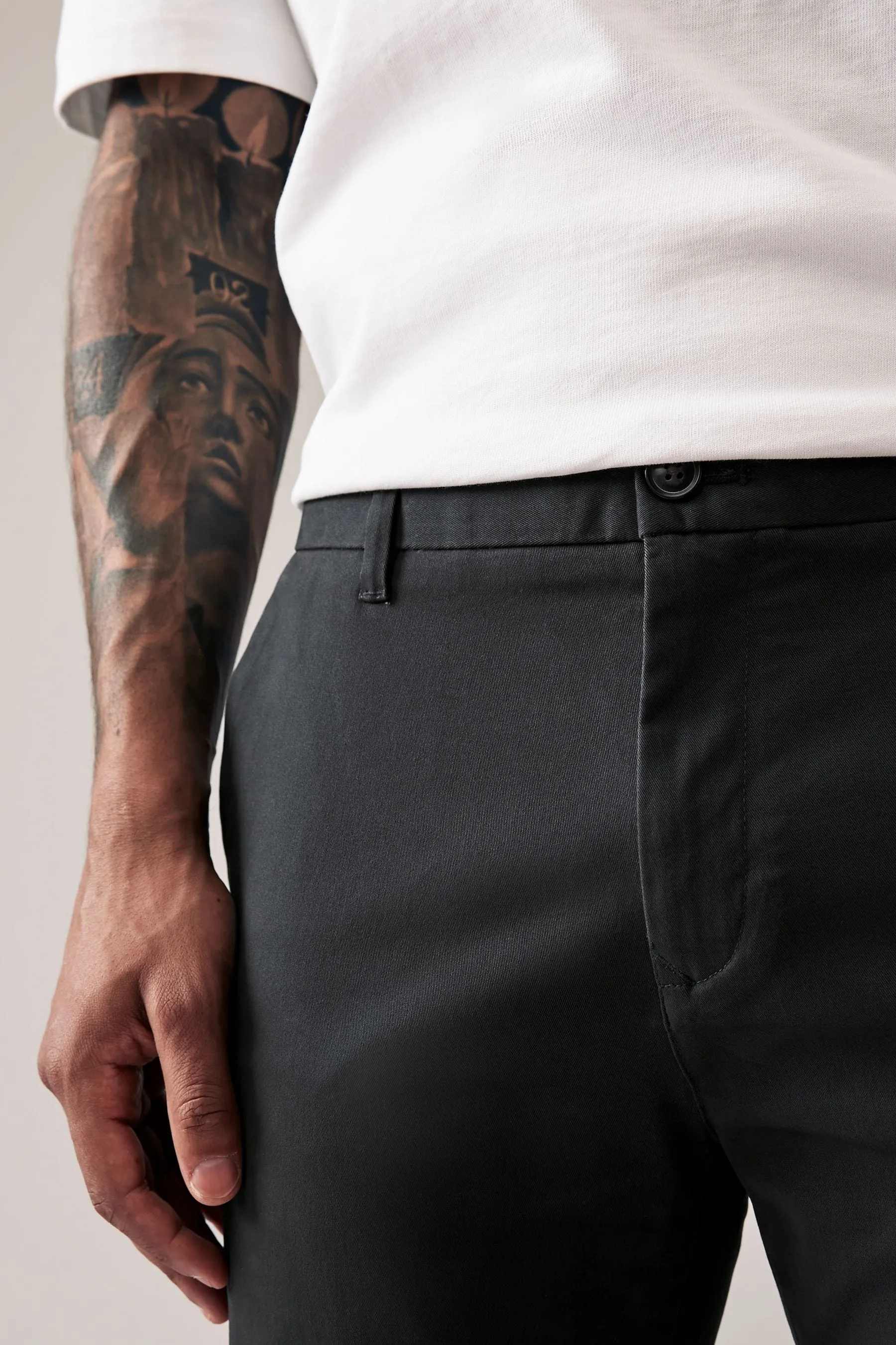 Pantaloni chino elasticizzati