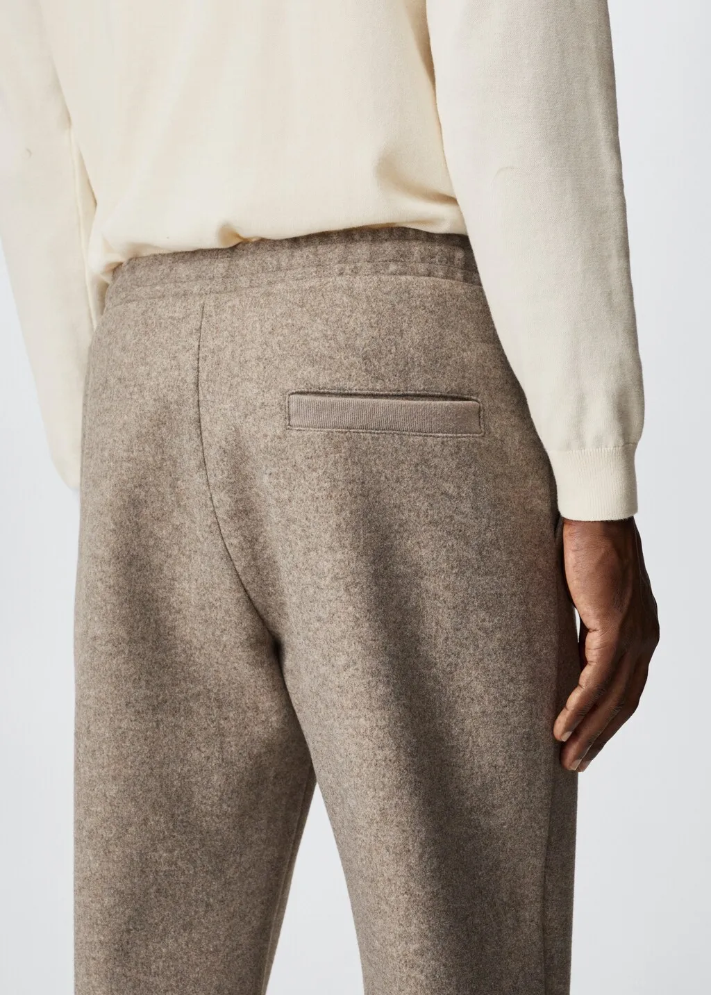 Pantaloni jogger testurizzati